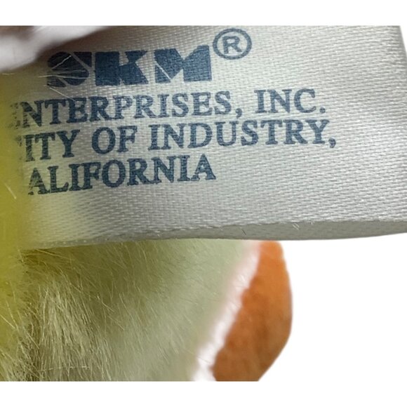 Vintage Yellow Duck Plush Toy SKM Enterprises Quacks Sound Stuffed Animal 8" - Picture 5 of 7